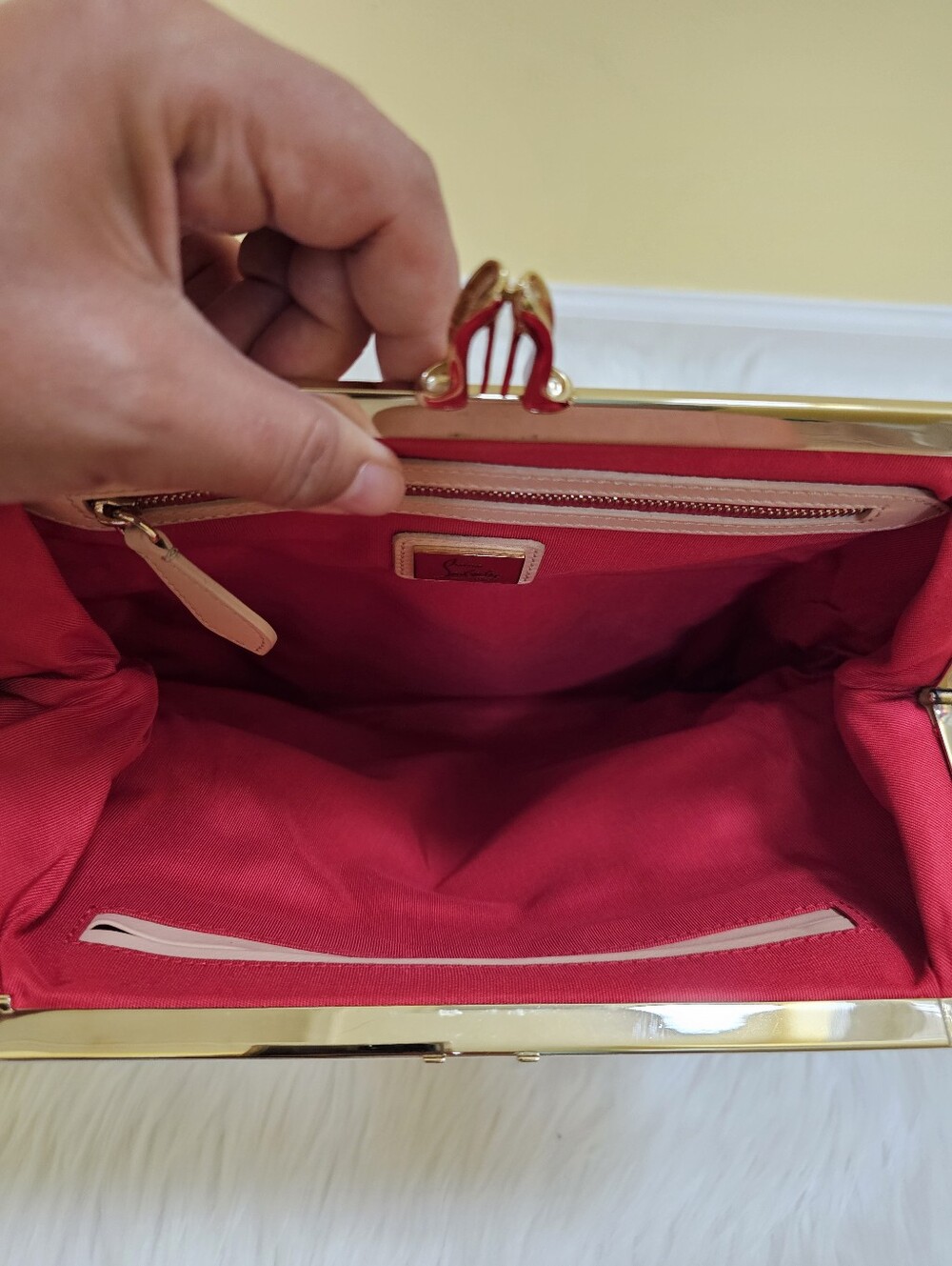 Christian Louboutin Maxi Loubi Clutch Calf - Picture 5 of 17